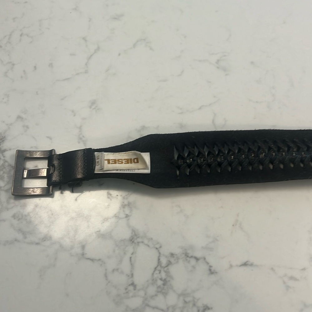 Diesel, leather stud belt